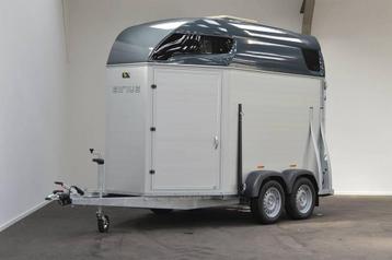 DEMO Sirius S77 twee paards trailer Paardentrailer beschikbaar voor biedingen