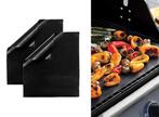 GUSTA BBQ Grillmatten - Set van 2 - Zwart, Tuin en Terras, Verzenden, Nieuw