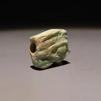 Oud-Egyptisch Faience Udjat Amulet. Ptolemaïsche periode,