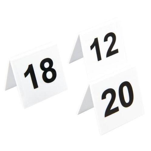 Tafelnummers kunststof, 11 t/m 20, Zakelijke goederen, Horeca | Keukenapparatuur, Nieuw in verpakking, Verzenden