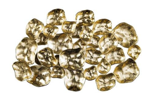 Wanddecoratie VARIATION 100cm goud handgemaakt - 43823, Huis en Inrichting, Woonaccessoires | Vazen, Ophalen of Verzenden