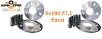 Heb je spacers nodig ? vw bora golf 3 4 polo 5x100 57.1 5MM, Ophalen of Verzenden