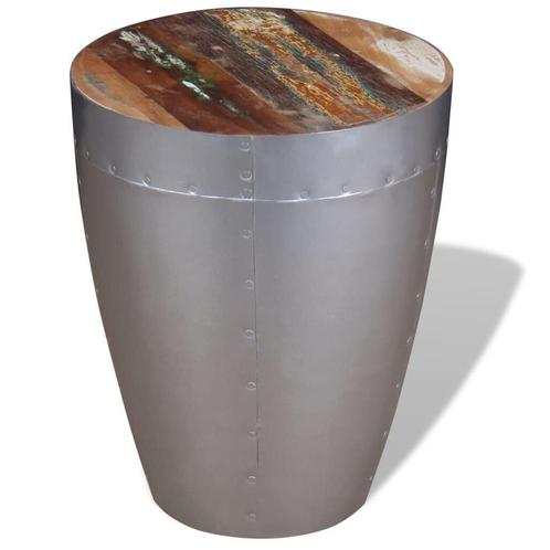 Houten kruk luchtvaartstijl | retourdeal | gerecycled hou..., Huis en Inrichting, Krukjes, Nieuw, Hout, Ophalen of Verzenden