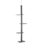 TRUUSK Verstelbare Krabpaal 228-260 Cm Plafondhoog Kattenboo, Dieren en Toebehoren, Verzenden, Nieuw
