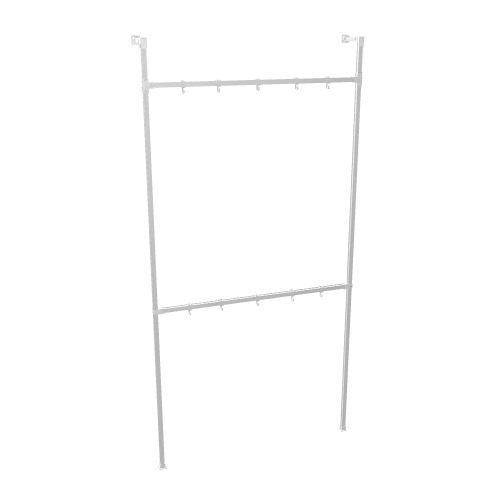 Industriële Steigerbuis Kapstok Chester Duo | Vierkant Staal, Huis en Inrichting, Woonaccessoires | Kapstokken, Ophalen of Verzenden
