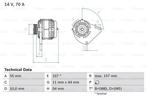 Dynamo / Alternator FIAT PANDA /Van,/,CLASSIC (1.1,1.2,..., Auto-onderdelen, Ophalen of Verzenden, Nieuw