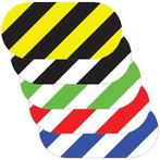 Ovaal gestreept - Wit & Blauw - Anti - slip -, Verzenden