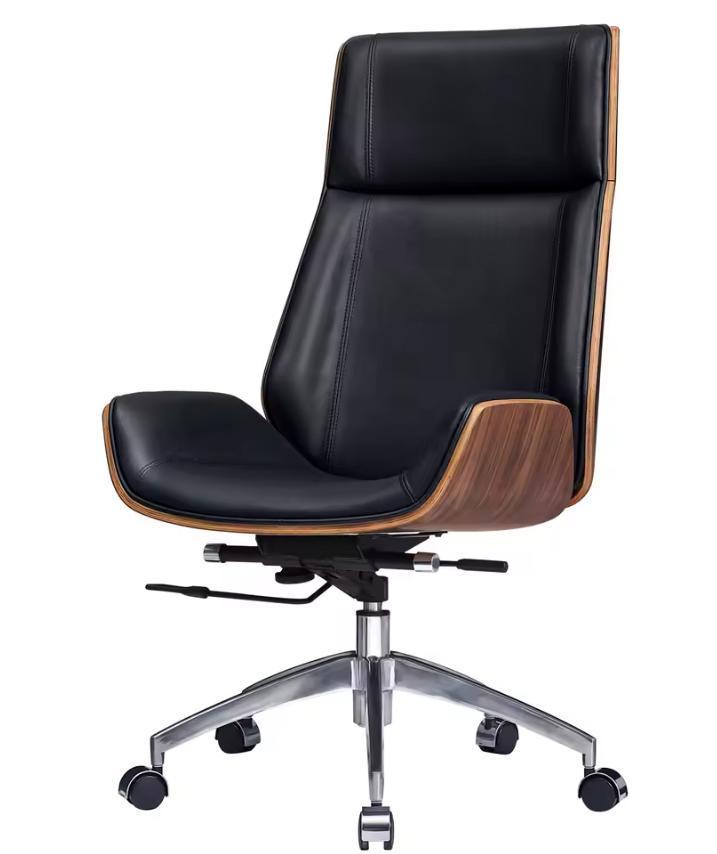 Luxe Ergonomische Bureaustoel – Echt Leer &amp; Verstelbaar, Huis en Inrichting, Stoelen, Nieuw, Verzenden