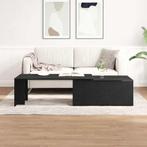 vidaXL Salontafel Zwart eiken 150 x 50 x 35 cm Bewerkt hout, Huis en Inrichting, Tafels | Salontafels, Verzenden, Nieuw, 50 tot 100 cm