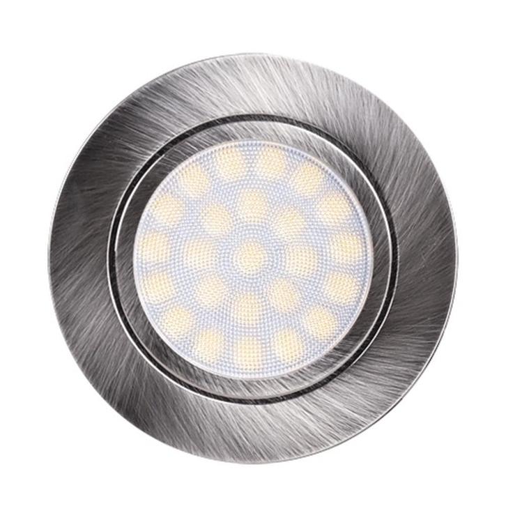 LED Kastverlichting inbouw spot - Ø56mm - RVS look - 4W-, Huis en Inrichting, Lampen | Overige, Nieuw, Ophalen of Verzenden