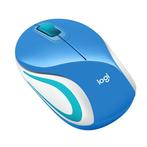 Logitech M187 Wireless Mini Mouse, Blauw, Zo goed als nieuw, Verzenden