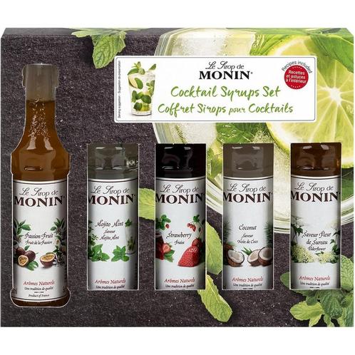 Monin Siroop Set Cocktail 5x50ml, Hobby en Vrije tijd, Taarten en Cupcakes maken, Nieuw, Verzenden