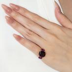 Ring - 18 karaat Roségoud - 7.60ct. tw. Granaat - Amethist, Nieuw