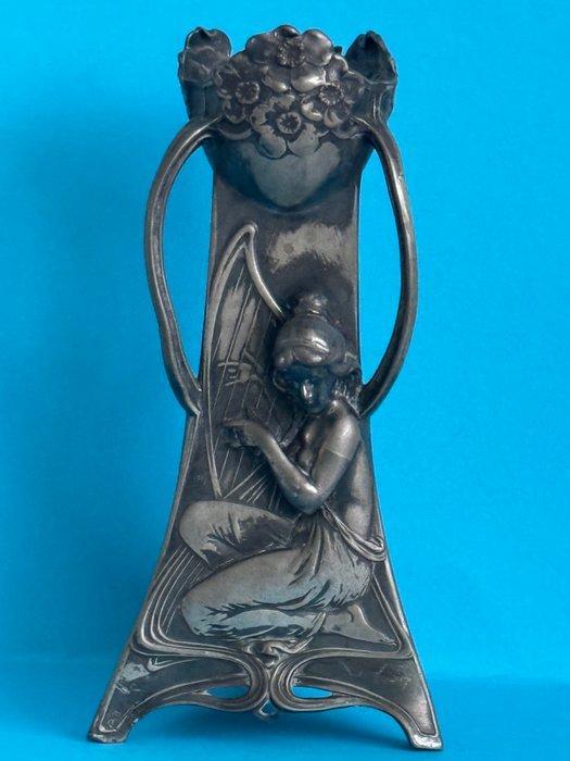 WMF - Vaas - Tin - WMF vaasje, Antiek en Kunst, Kunst | Designobjecten