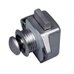 Drukslot (pushlock) kast 15mm klein zilver, Ophalen of Verzenden, Nieuw