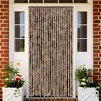 vidaXL Vliegengordijn 100x230 cm chenille beige en, Verzenden, Nieuw, Beige