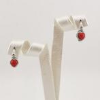 Koraal - Zilver - Oorbellen - Italiaans ambacht