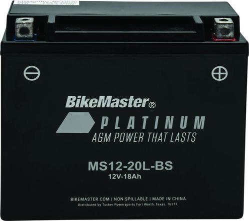 BikeMaster AGM accu - MS12-20L-BS - 780726, Auto diversen, Tuning en Styling, Ophalen of Verzenden
