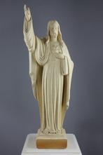 Beeldje - 45cm - Jezus met Heilig Hart - Gips, Antiek en Kunst