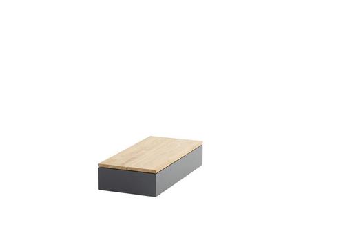 4 Seasons Outdoor Ibiza teak platform zijtafel 84 x 40 cm |, Tuin en Terras, Tuinsets en Loungesets, Ophalen of Verzenden