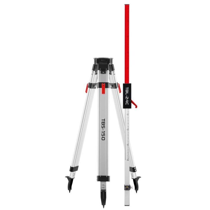 Nieuw Bouwlaser Statief (150cm) + Laserbaak (240cm) SET!, Doe-het-zelf en Verbouw, Meetapparatuur, Nieuw, Ophalen of Verzenden