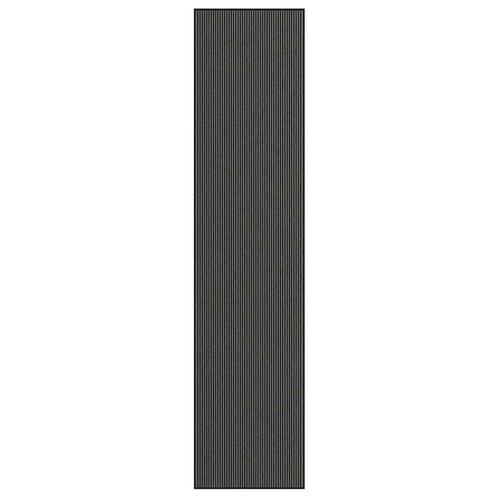 vidaXL Deurmat 115x500 cm streep zwart en grijs, Tuin en Terras, Deurmatten, Nieuw, Verzenden