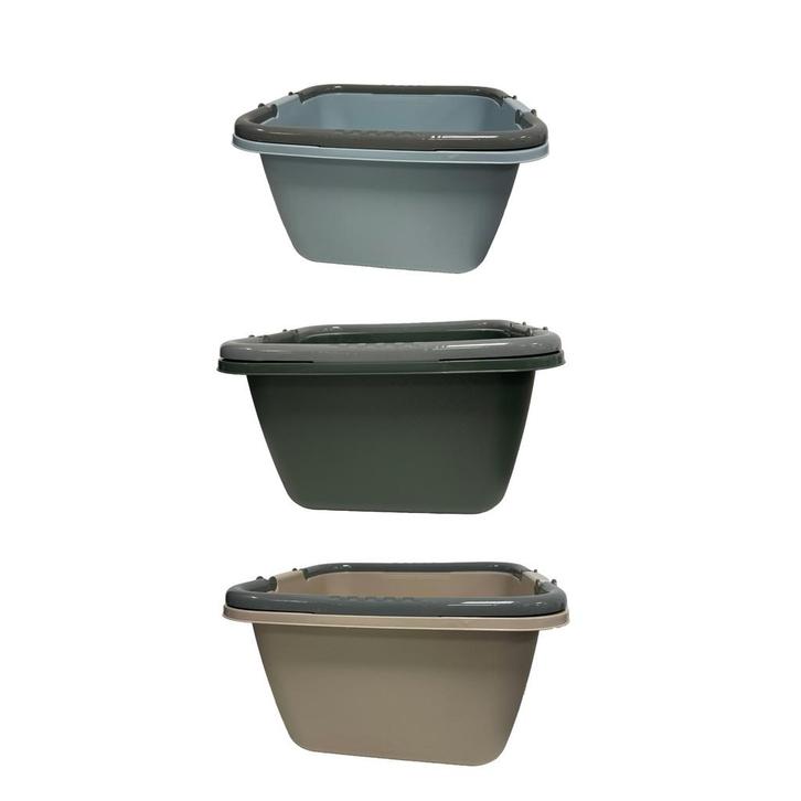 Benson Afwasbak met handvatten - 39 x 39 x 22 cm - 18 lit..., Huis en Inrichting, Schoonmaakartikelen, Ophalen of Verzenden