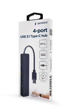 Gembird USB splitter naar 4 (USB 3.1) poorten  (type -C) hub, Audio, Tv en Foto, Fotografie | Professionele apparatuur, Nieuw