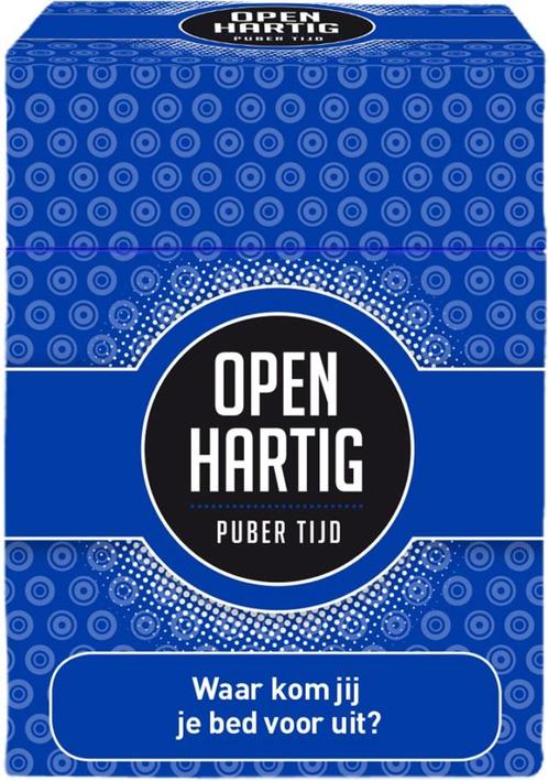 Openhartig - Puber Tijd | Open Up! - Gespreksstarters, Hobby en Vrije tijd, Gezelschapsspellen | Kaartspellen, Nieuw, Verzenden