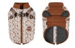 Warme  Hondenjas Bruin Print (Model 2025) (Hondenkleding), Dieren en Toebehoren, Hondenkleding, Ophalen of Verzenden, Nieuw, Hondenjas