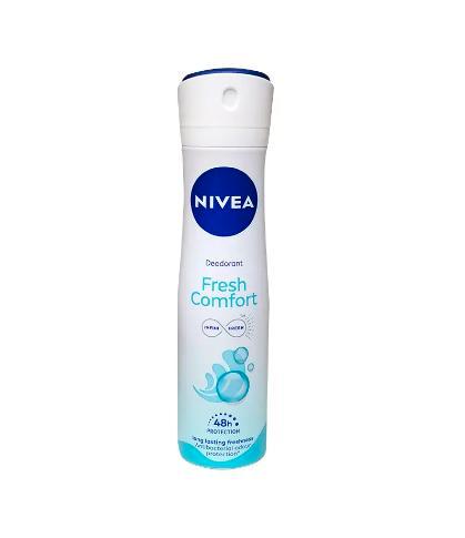 Nivea Fresh Comfort Deodorant Spray 150 ml, Sieraden, Tassen en Uiterlijk, Uiterlijk | Lichaamsverzorging, Nieuw, Verzenden