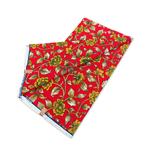 Afrikaanse stof - Rood Gele flowers - 100% katoen, Hobby en Vrije tijd, Stoffen en Lappen, Ophalen of Verzenden, Nieuw