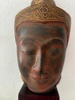 Kambodscha Buddha Kopf Skulptur Khmer Angkor - Beeld -, Antiek en Kunst, Kunst | Niet-Westerse kunst