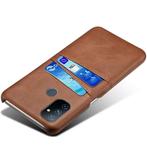 ProGuard OnePlus Nord N100 Hoesje Slim Leder Kaarthouder Bru, Verzenden, Nieuw, Hoesje of Tasje