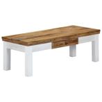vidaXL Salontafel 110x50x40 cm massief mangohout, Huis en Inrichting, Tafels | Salontafels, Verzenden, Nieuw, Minder dan 50 cm