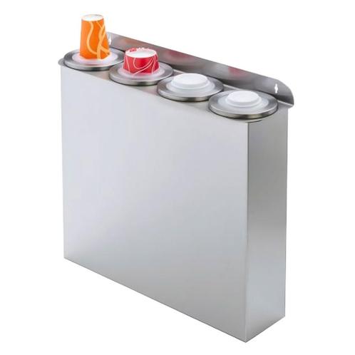GGM Gastro | Set met vier bekerdispensers - Kunststof - |, Zakelijke goederen, Horeca | Overige, Verzenden