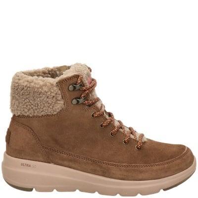 Skechers Go Walk veterboots voor dames in het Cognac, Kleding | Dames, Schoenen, Lage of Enkellaarzen, Overige kleuren, Nieuw