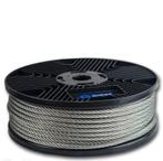 Staalkabel 5 mm 50 meter op katrol, Verzenden, Nieuw