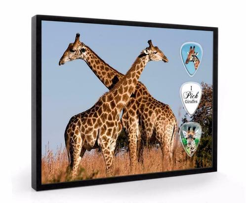 Giraffe plectrumdisplay, Verzamelen, Dierenverzamelingen, Overige typen, Nieuw, Wild dier, Ophalen of Verzenden