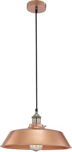 Hanglamp koper industrieel Knud E27 fitting 360mm FOIR, Huis en Inrichting, Lampen | Hanglampen, Nieuw, Verzenden