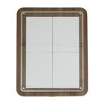 Informatiebord Glass Star | 4x A4 | Walnoot, Verzenden, Nieuw in verpakking