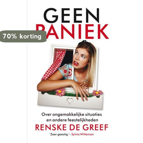 Geen paniek 9789038897684 Renske de Greef, Boeken, Romans, Zo goed als nieuw, Verzenden