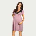Lupoline Zwangerschapsjurk / Voedingsjurk  Pink Dots, Nieuw