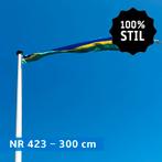 NR 423: Wimpel Flevoland 100% stil-300cm (zonder stokje (met, Diversen, Vlaggen en Wimpels, Nieuw