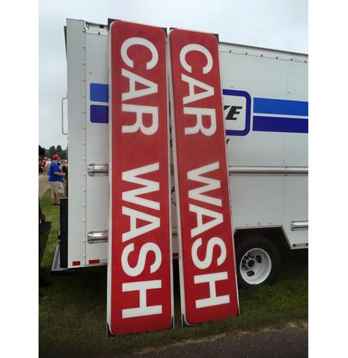 Car Was Signs - Plastic - Origineel, Huis en Inrichting, Woonaccessoires | Overige, Ophalen
