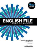 9780194598576 English File - Pre-Int (third edition) Stud..., Boeken, Studieboeken en Cursussen, Verzenden, Nieuw, Clive Oxenden