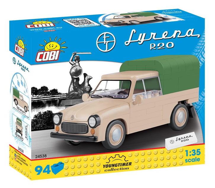 COBI 24538 - Syrena R20 (Voertuigen, Modelbouwsets), Kinderen en Baby's, Speelgoed | Bouwstenen, Nieuw, Verzenden