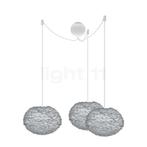 Umage Eos Cannonball Hanglamp 3-lichts, lampenkap grijs/kabe, Verzenden, Nieuw