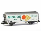 Schaal N Brawa 67114 Goederenwagen Migros van de FS #3766, Hobby en Vrije tijd, Modeltreinen | N-Spoor, Gebruikt, Gelijkstroom