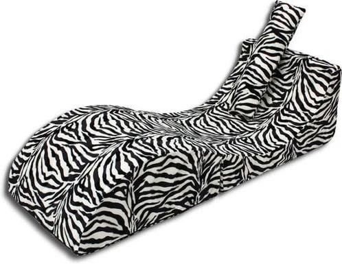 Opvouwbare relax sofa Zebra print - 150cm - Katoen & Foam, Kinderen en Baby's, Kinderkamer | Tafels en Stoelen, Nieuw, Ophalen of Verzenden